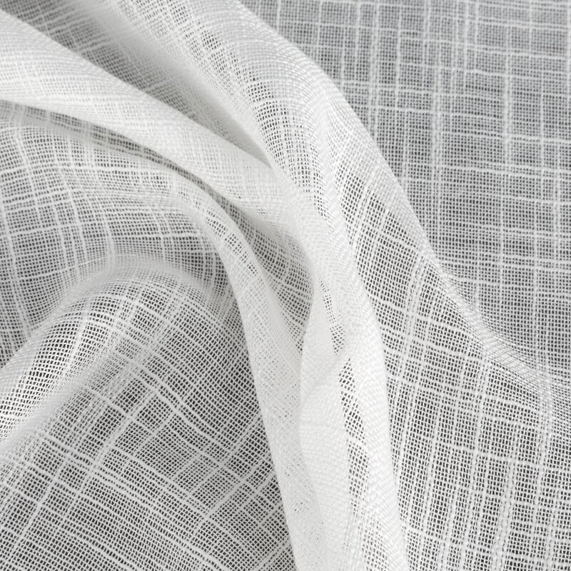 Zasłona gotowa Liren biała 140 x 270 cm – rozjaśnia wnętrze