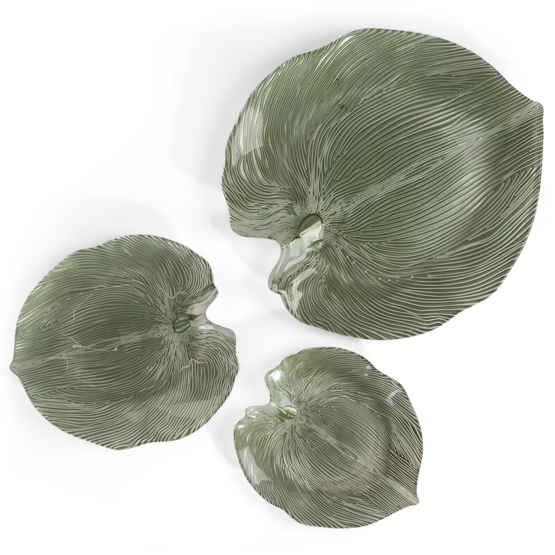 Patera szklana TC/MONTE/PAT/3 zielona 38x34x4 cm – idealna na owoce