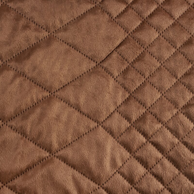 Narzuta Velvet ceglasta 170 x 210 cm – wprowadza ciepło
