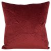 Poszewka velvet ceglasta 45 x 45 cm – doda głębi wnętrzu