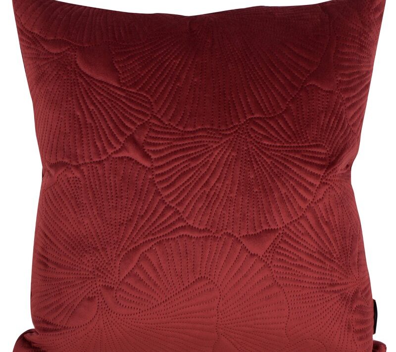 Poszewka velvet ceglasta 45 x 45 cm – doda głębi wnętrzu