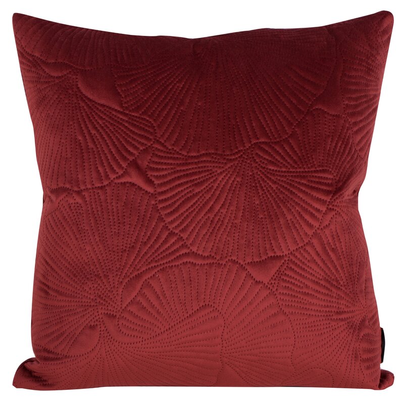 Poszewka velvet ceglasta 45 x 45 cm – doda głębi wnętrzu