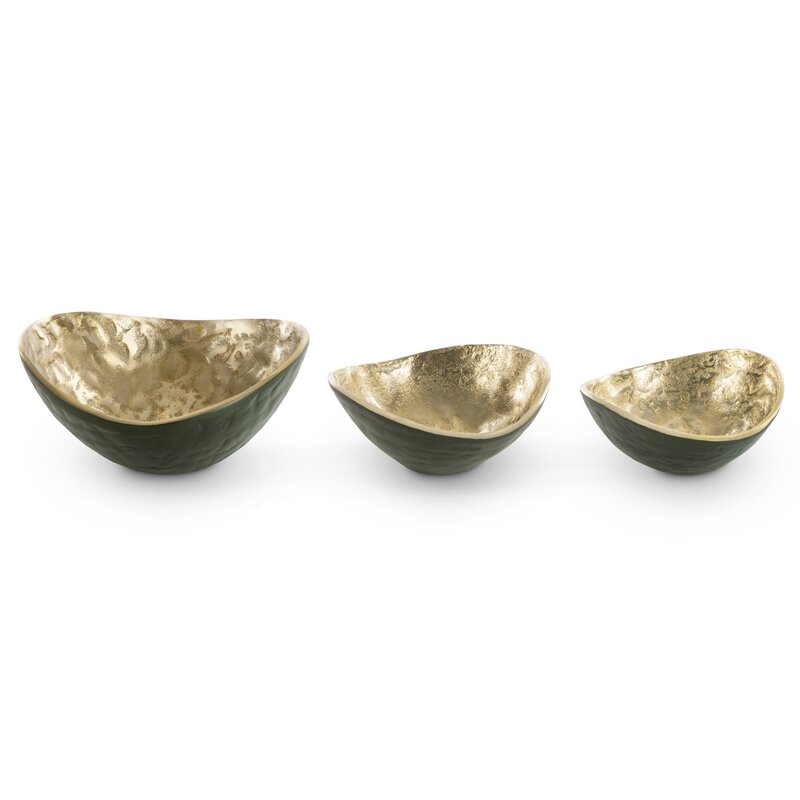Misa metalowa Pedro1 ciemnozielona 16 x 16 x 8 cm – do dekoracji wnętrz