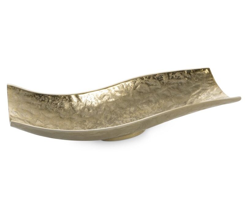 Misa metalowa Pedro2 złota 39 x 16 x 9 cm – doda blasku wnętrzu