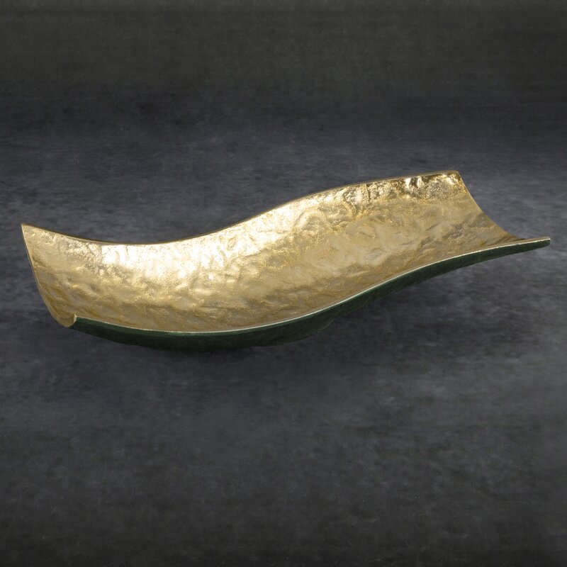 Misa metalowa Pedro2 złota 39 x 16 x 9 cm – doda blasku wnętrzu