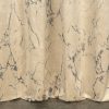 Zasłona welwetowa WERA kremowa 140 X 250 cm – z marmurowym wzorem