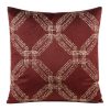 Poszewka Blink bordowa 45 x 45 cm – welwetowa faktura