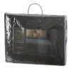 Narzuta welwetowa LILI4 czarna 220X240 – miękka w dotyku