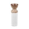 Wazon ceramiczny Erina biały fi 13 x 35 cm – na suszone kompozycje