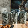 Pojemnik ceramiczny zielony fi 10 x 17 cm – do przechowywania