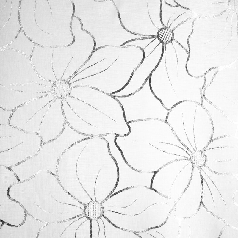 FIRANA GOTOWA ALISA 140 X 250 CM BIAŁY