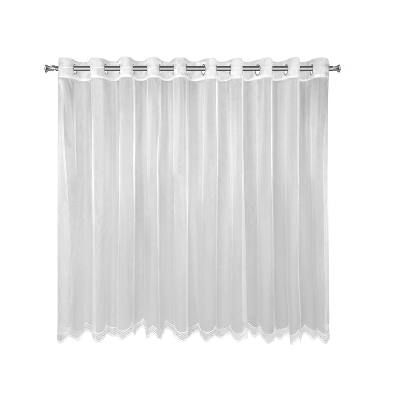 Firana gotowa Ellie biała 350 x 145 cm – rozjaśnia wnętrze