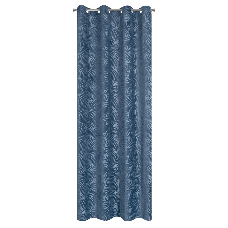Zasłona gotowa Livia ciemnoniebieska 140 x 250 cm – zaciemniająca sypialnię