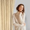 Zasłona dekoracyjna Pierre Cardin Margo beżowa 140 X 250 cm – do salonu i sypialni