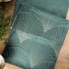 Bieżnik welurowy Blink 14 ciemnomiętowy 35 x 140 cm – doda blasku stołu