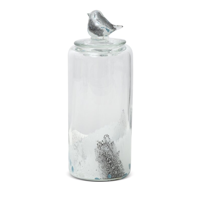 Wazon szklany Dakota transparentny O 12 x 32 cm – idealny na kwiaty