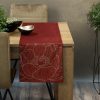 Obrus błyszczący Blink ceglasty 35 x 180 cm – doda szyku na stół