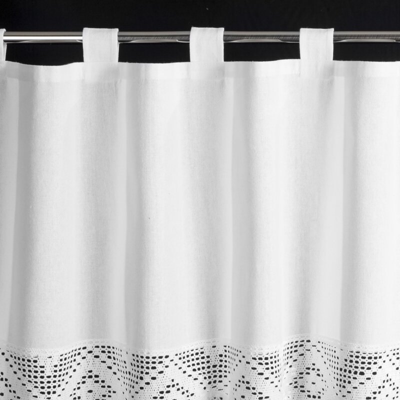 Firana gotowa Isaac biała 150 x 60 cm – subtelne rozproszenie światła