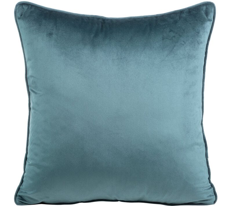 Poszewka velvet ciemnoniebieska 40 x 40 cm – doda głębi wnętrzu