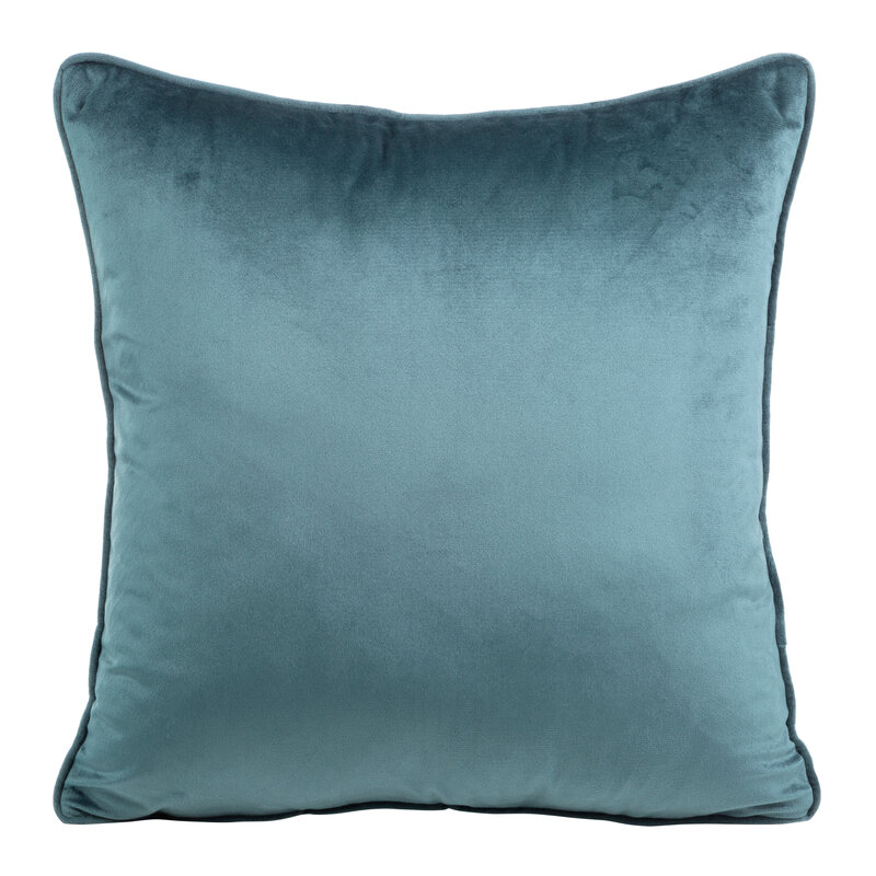 Poszewka velvet ciemnoniebieska 40 x 40 cm – doda głębi wnętrzu