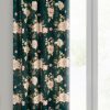 ZASŁONA GOTOWA ROSE NA TAŚMIE 135 X 270 CM CIEMNOZIELONY