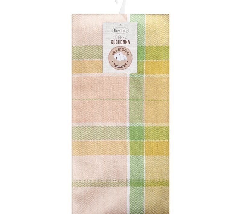 Ściereczka kuchenna Olivia zielono-żółta 50x70 cm – wprowadza świeżość