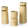 Wazon ceramiczny Aliza beżowy fi 12 x 30 cm – na susze i kwiaty