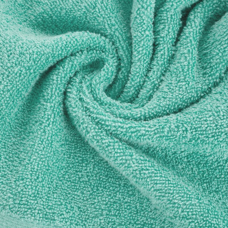 Ręcznik gładki 50 x 100 cm ciemnomiętowy – miękki i chłonny