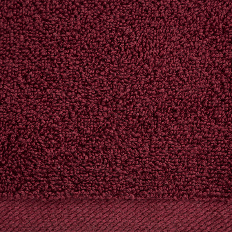 Ręcznik gładki bordowy 50 x 90 cm – miękki i chłonny