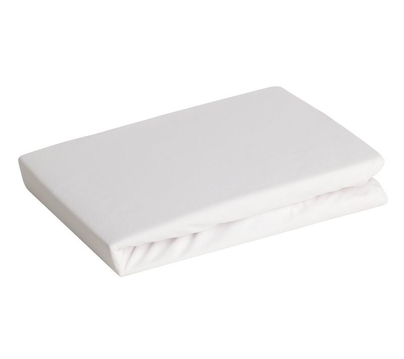 Prześcieradło jersey kremowe 240 x 220 x 30 cm – idealne na łóżko