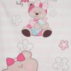 Komplet pościeli dziecięcej KID 13 biała 100 X 135 CM – 100% bawełna