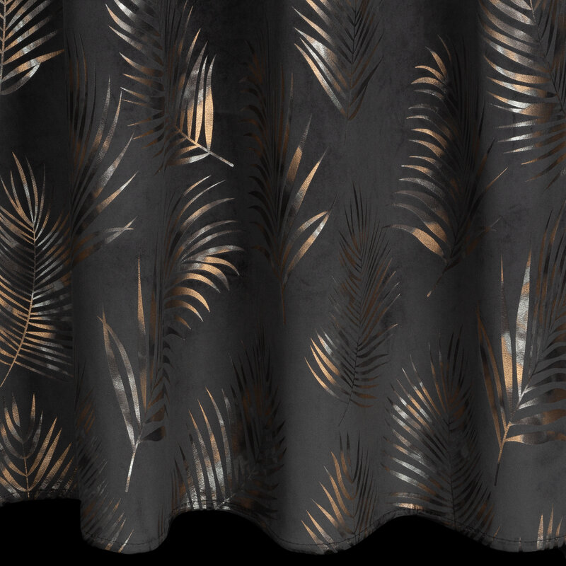 Zasłona gotowa Gloria czarna 140 x 250 cm – zaciemnia pomieszczenie