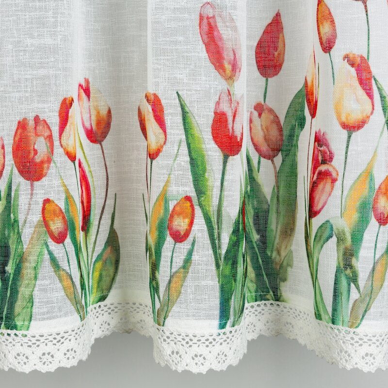 Firana gotowa Stella biała 150 x 60 cm – rozprasza światło