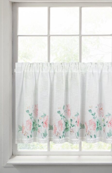 Firana gotowa Asteja biała 150 x 60 cm – rozprasza światło