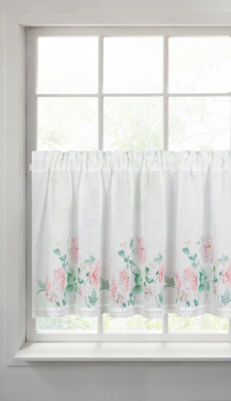 Firana gotowa Asteja biała 150 x 60 cm – rozprasza światło
