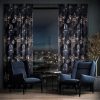 Zasłony gotowe LC/PEONIA2 czarne 140x270 cm – welwetowy blask