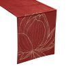 Obrus błyszczący BLINK 12 ceglasty 35 x 220 cm – doda szyku stołowi