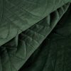 Narzuta welurowa SI/N/LUIZ/6 ciemnozielona 170x210 cm – doda luksusu