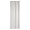 Zasłona gotowa welwet LILI biała 140 x 250 cm – zaciemniająca i elegancka