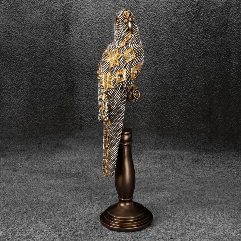 FIGURKA DEKORACYJNA KALI 10 X 10 X 35 CM SREBRNY