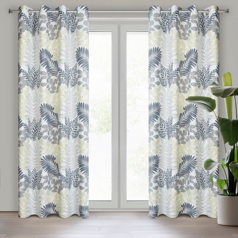 Zasłona gotowa D91 NINA biały 140 x 250 cm – zaciemnia pomieszczenie
