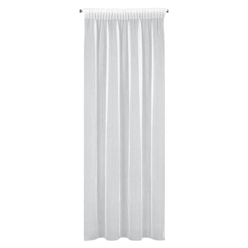 Firana gotowa Pilar biała 140 x 270 cm – rozjaśnia wnętrze