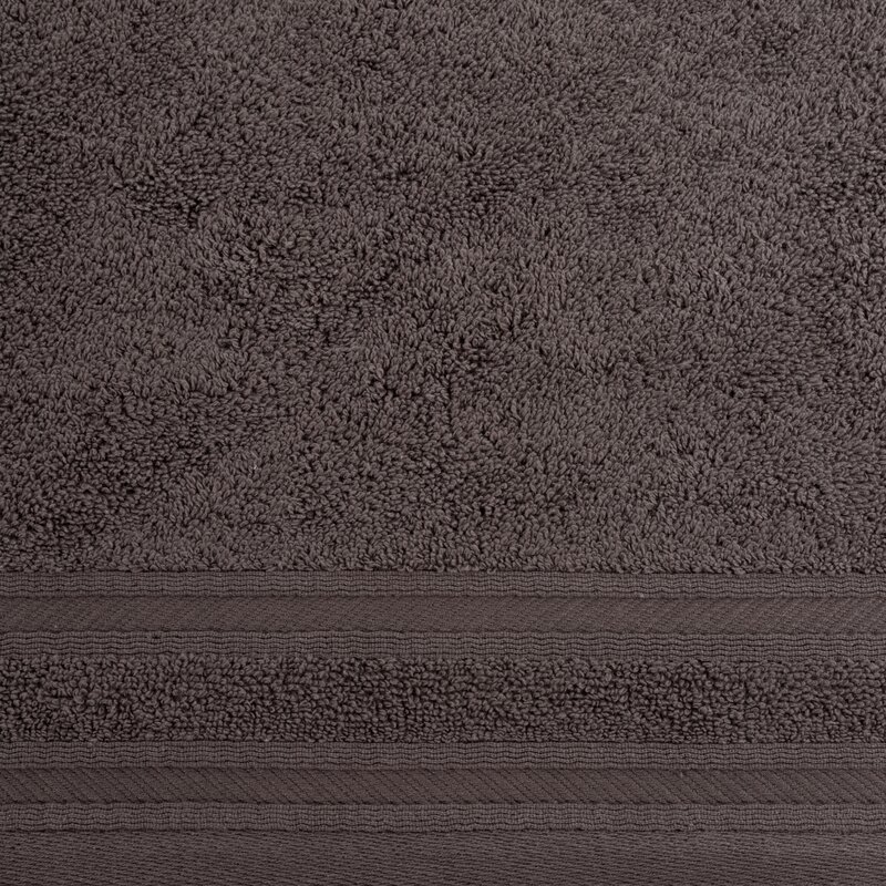 Ręcznik kąpielowy KELY bawełniany grafitowy 70x140 cm – miękki i chłonny