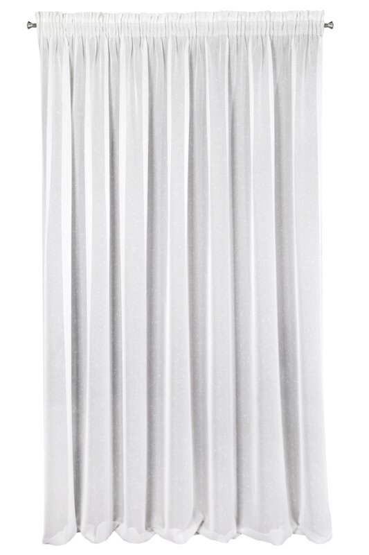 Firana gotowa Angela biała 350 X 250 cm – filtruje światło