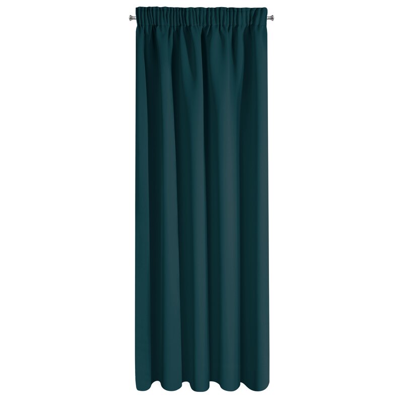 Zasłona gotowa Logan petrol 135 X 270 cm – skuteczne zaciemnienie