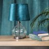 LAMPA JOY (FI) 25 X 40 CM TURKUSOWY