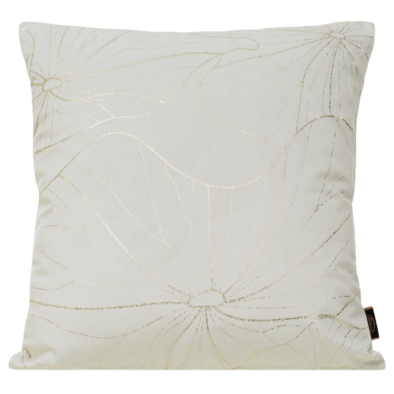 Poszewka welwet Blink biała 45 x 45 cm – dodaje elegancji
