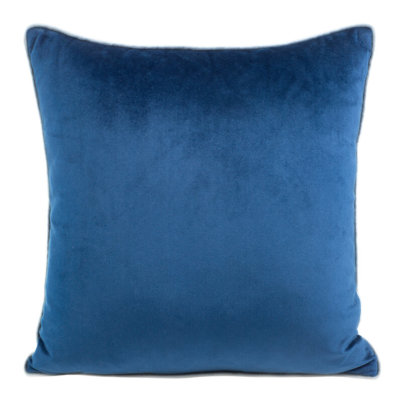 Poszewka velvet granatowa 40 x 40 cm – miękka i przytulna