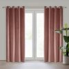 Zasłona gotowa Pierre ciemnoróżowa 140 x 250 cm – zaciemniająca i aksamitna