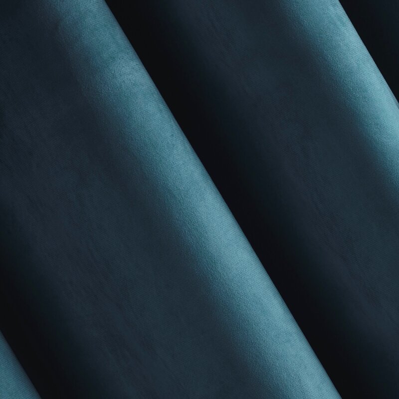 Zasłona gotowa Pierre granatowa 140 x 250 cm – zaciemnia pomieszczenie